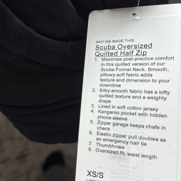 Lululemon Quilted Funnel Neck Half Zip - Picture 7 of 8